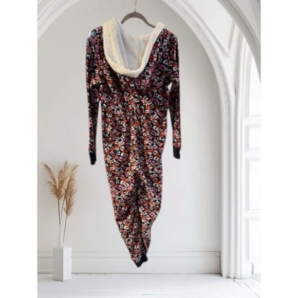 Jane and Bleecker One Piece Hooded Footless Present Pajamas - Picture 3 of 7